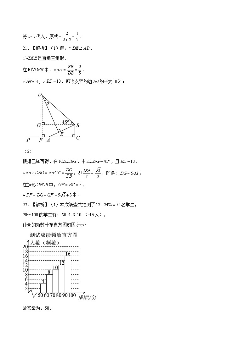 数学（湖南省卷）（参考答案）第2页