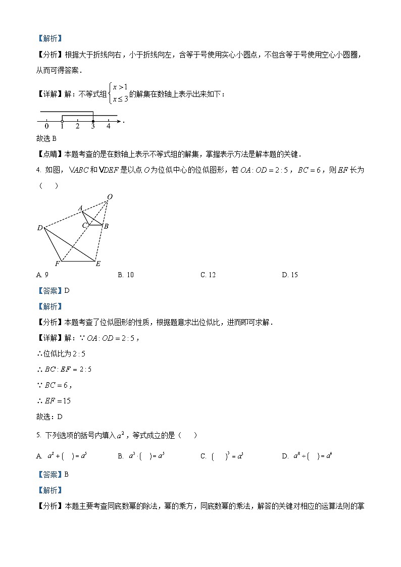 江西省赣州市章贡区、经开区2023-2024学年九年级下学期期中数学试题（解析版）第2页