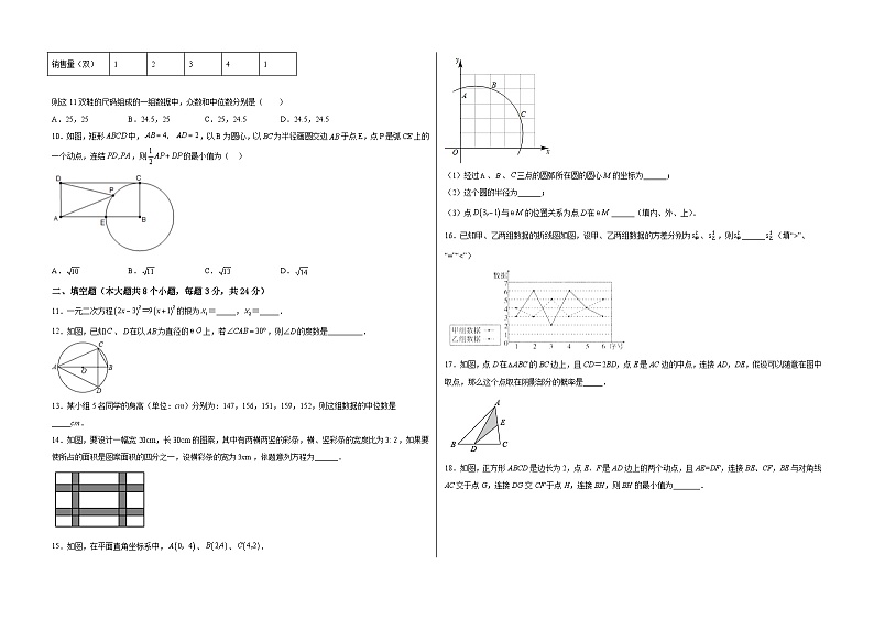 2022—2023学年九年级数学上册【期末满分冲刺】综合能力拔高卷（轻松拿满分）02