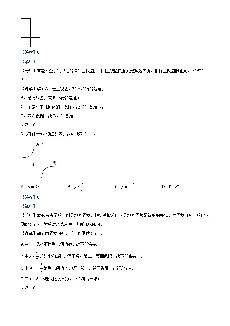 重庆市江津区16校联盟学校2023-2024学年九年级下学期期中考试数学试题（原卷版+解析版）02