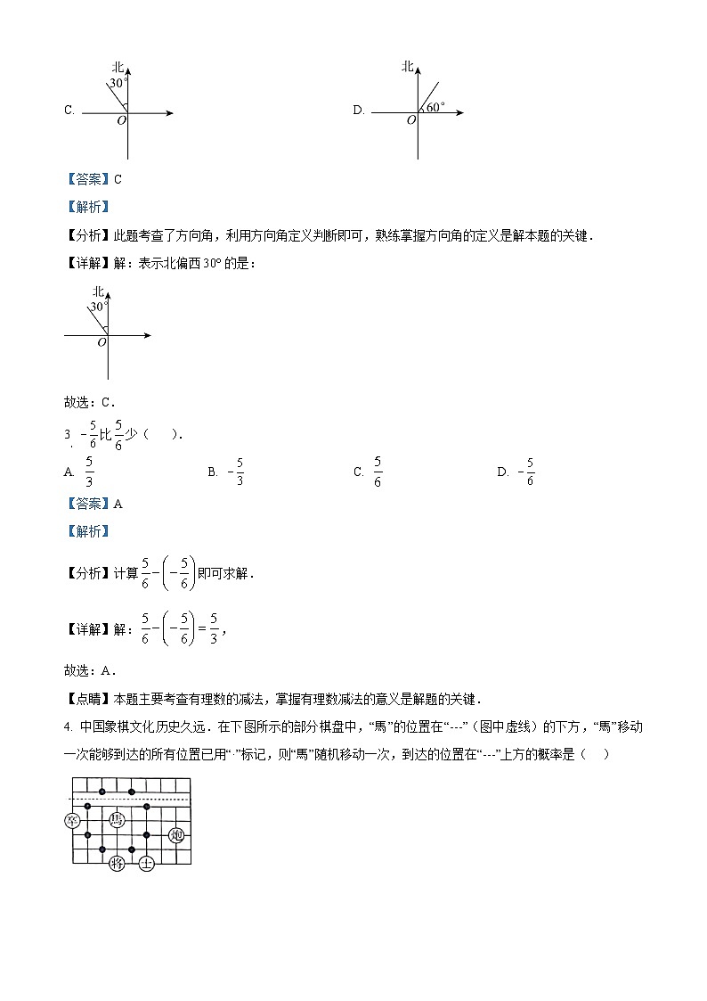 河北省邯郸市馆陶县两校联考2023-2024学年九年级下学期期中数学试题（解析版）第2页