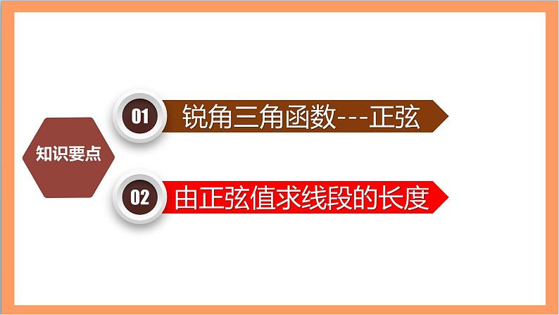 28.1（1）《 锐角三角函数-正弦》课件-人教版数学九年级下册07