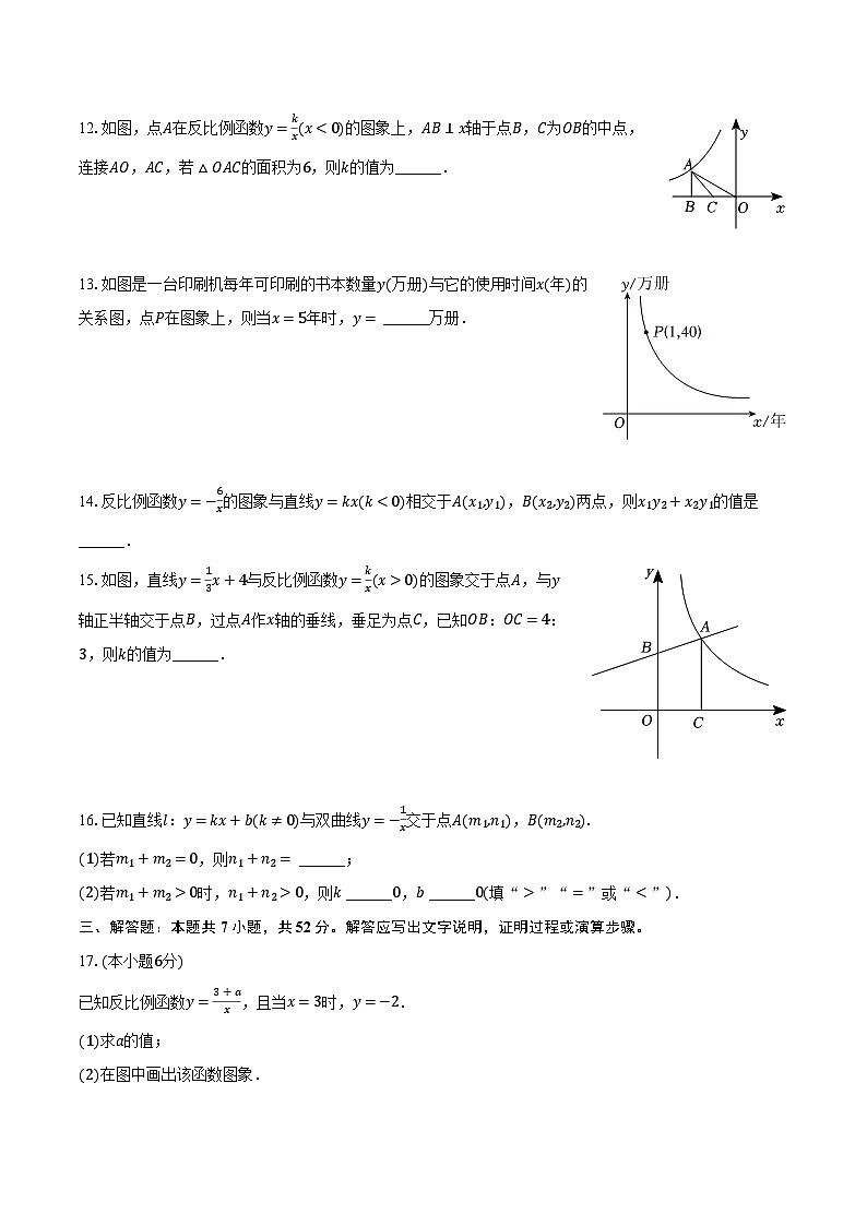 2024年湖南省株洲市石峰区中考数学一模试卷（含解析）03