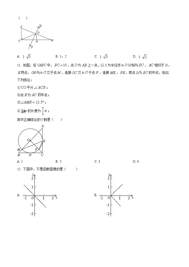 2024年广西河池市下里中学中考数学一模试题（原卷版+解析版）02