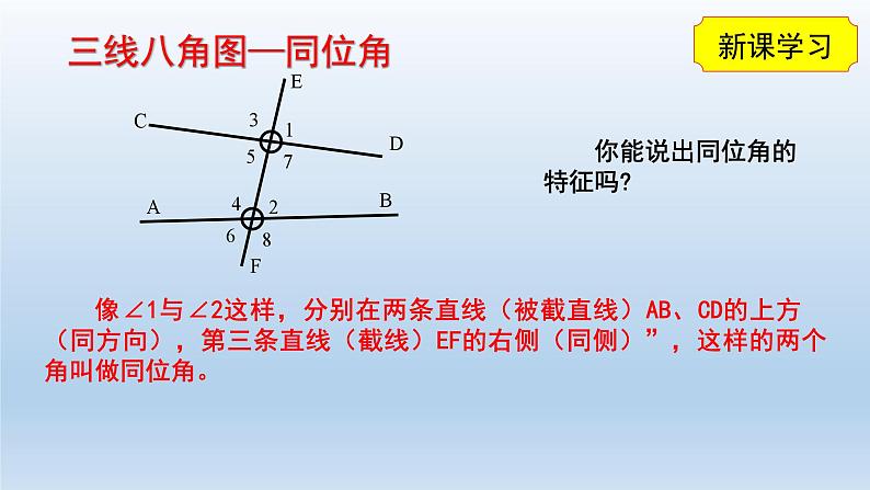 鲁教版（五四制）数学六年级下册 7.2 探索直线平行的条件一课件06