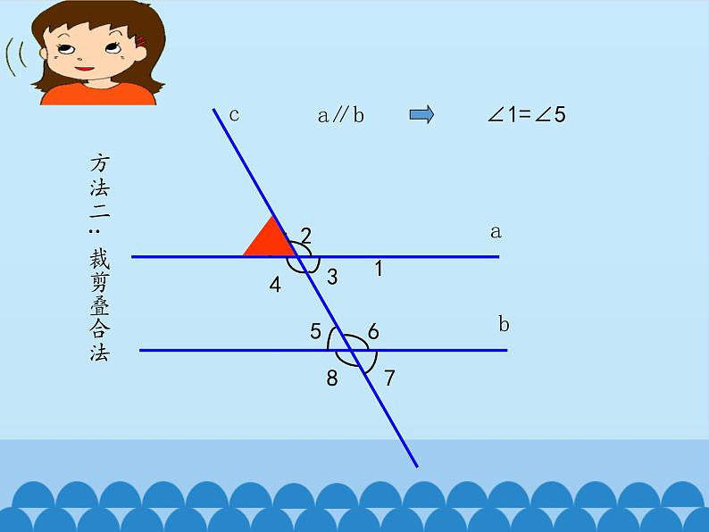 鲁教版（五四制）数学六年级下册 7.3 平行线的性质-第一课时_课件08