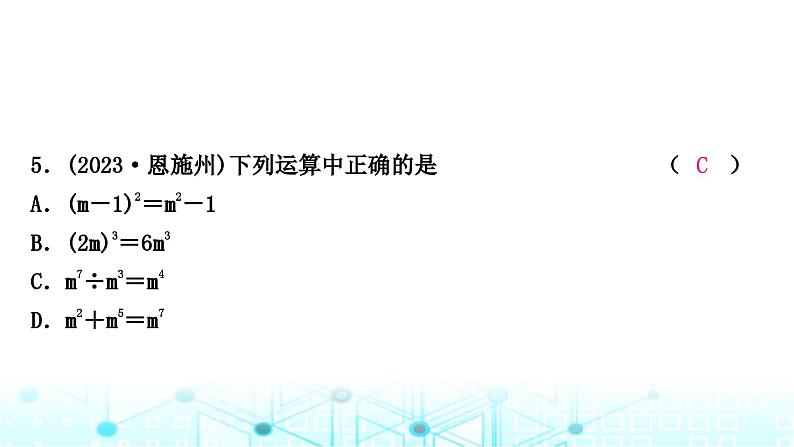 中考数学复习第一章数与式第三节代数式、整式与因式分解课件06