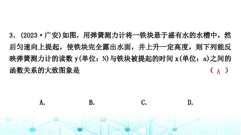 中考数学复习专项训练十一跨学科综合课件04