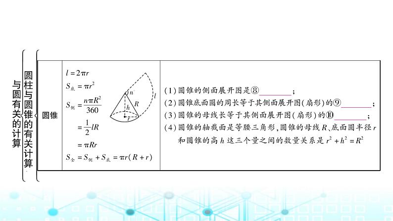 中考数学复习第六章圆第三节与圆有关的计算教学课件04