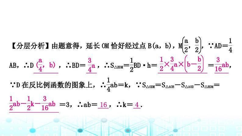 中考数学复习重难题型突破二反比例函数与几何综合教学课件第3页