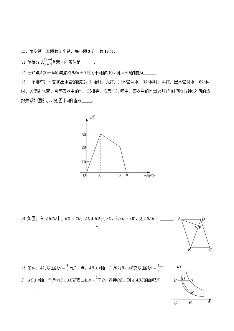 2023-2024学年河南省洛阳市洛宁县八年级（下）期中数学试卷（含解析）03