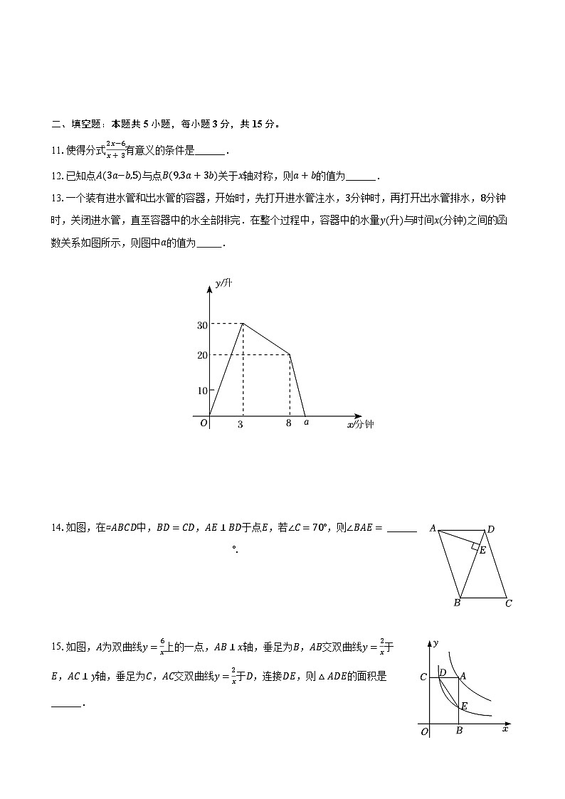 2023-2024学年河南省洛阳市洛宁县八年级（下）期中数学试卷（含解析）第3页