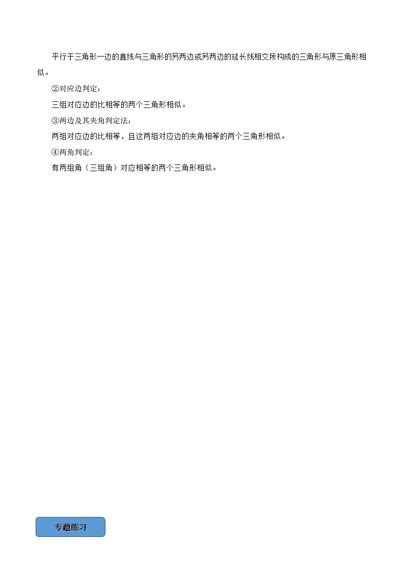 2024年中考数学必考考点专题10 相似综合篇（原卷版）02