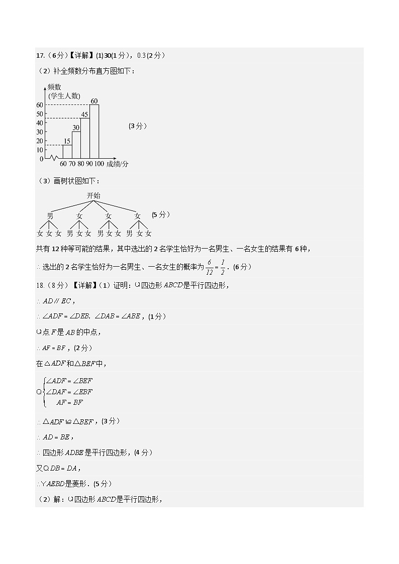 模拟卷02-【赢在中考·黄金8卷】备战2024年中考数学模拟卷（深圳专用）02
