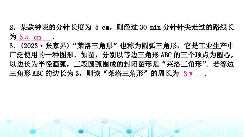 中考数学复习第六章圆第三节与圆有关的计算课件第8页