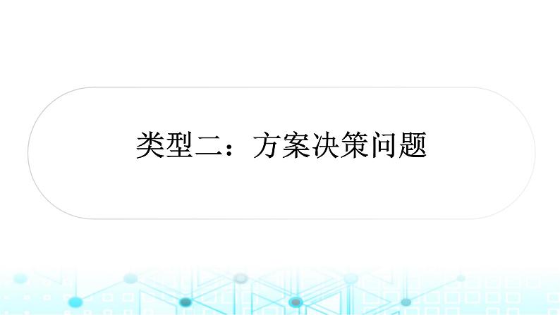 中考数学复习重难题型(三)函数的实际应用类型二方案决策问题课件第1页