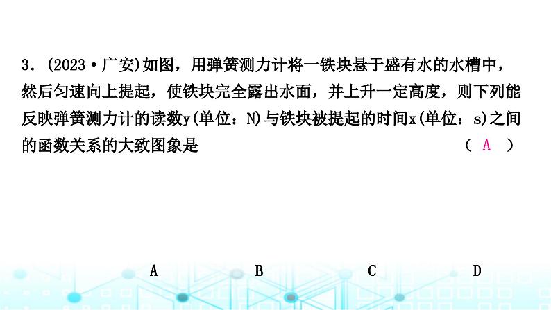 中考数学复习专项训练九跨学科综合课件第4页