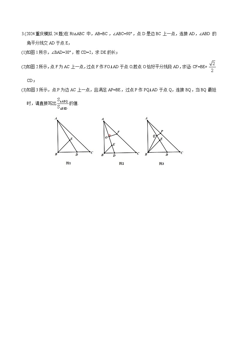 中考冲刺之平面几何综合压轴 - 学生版第3页