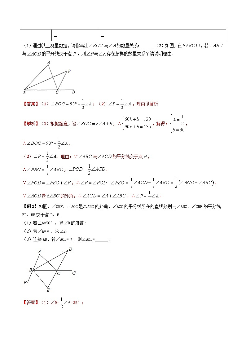 第01讲 三角形三大模型之角平分线模型-【专题突破】2021-2022学年七年级数学下学期精选专题思维拓展演练（苏科版）(解析版)第2页