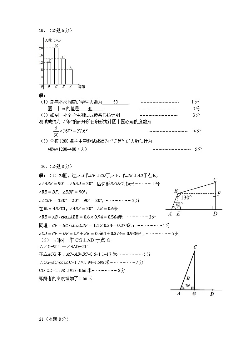 2024年浙江省宁波市南三县中考诊断性考试 数学试题及答案02