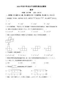 湖南省株洲市醴陵市2023-2024学年九年级下学期期中数学试题（原卷版+解析版）