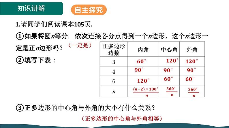 24.3 正多边形和圆 课件 -2024—2025学年人教版数学九年级上册06