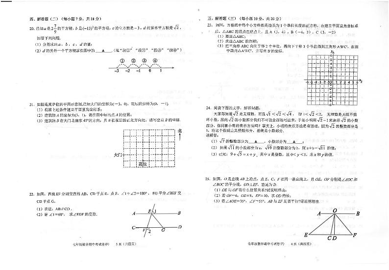 广东省汕头市潮南区陈店镇2023-2024学年七年级下学期4月期中考试数学试题02