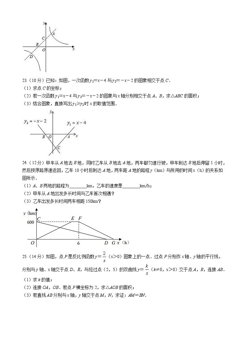 福建省泉州市晋江市片区联考2023-2024学年八年级下学期期中数学试题第3页