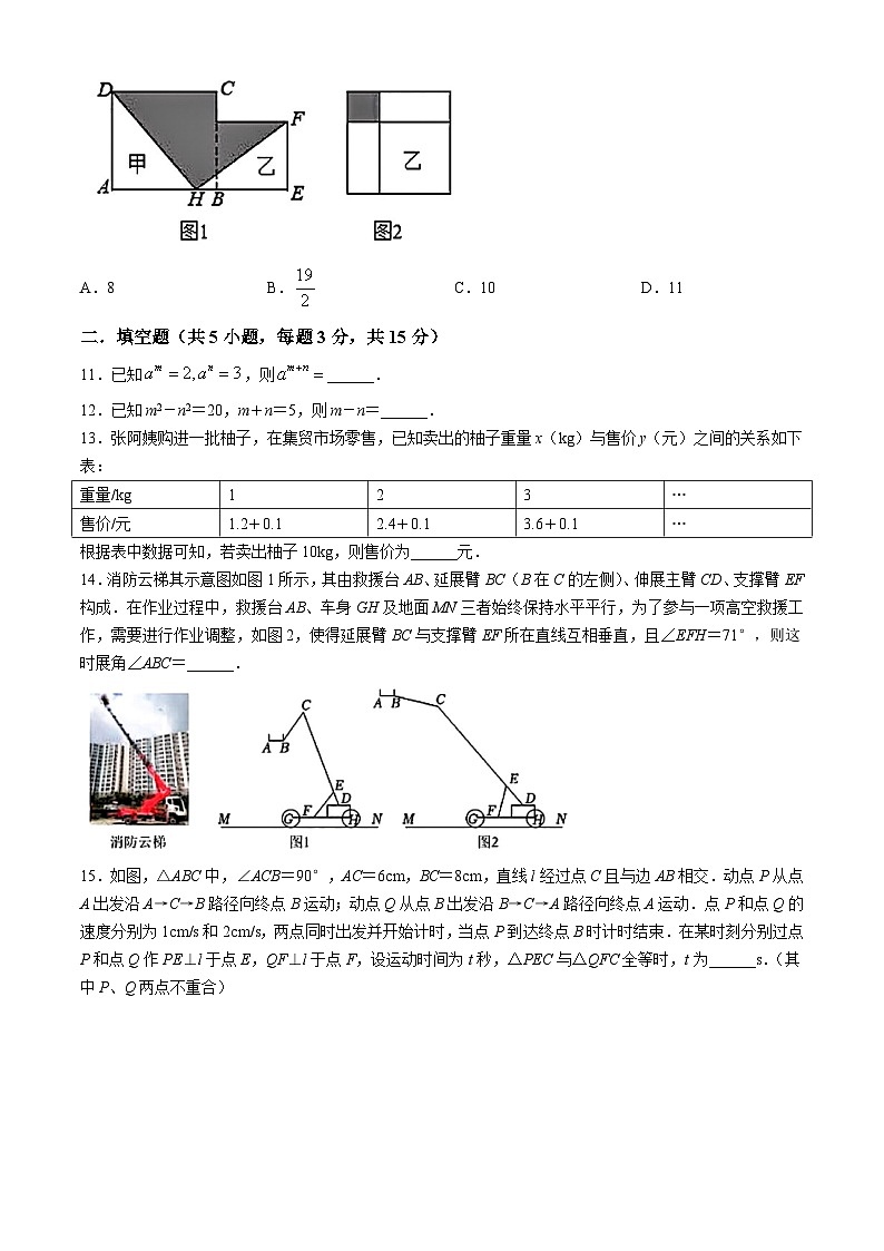 广东省深圳市南山外国语学校等学校联考2023-2024学年七年级下学期期中数学试题03
