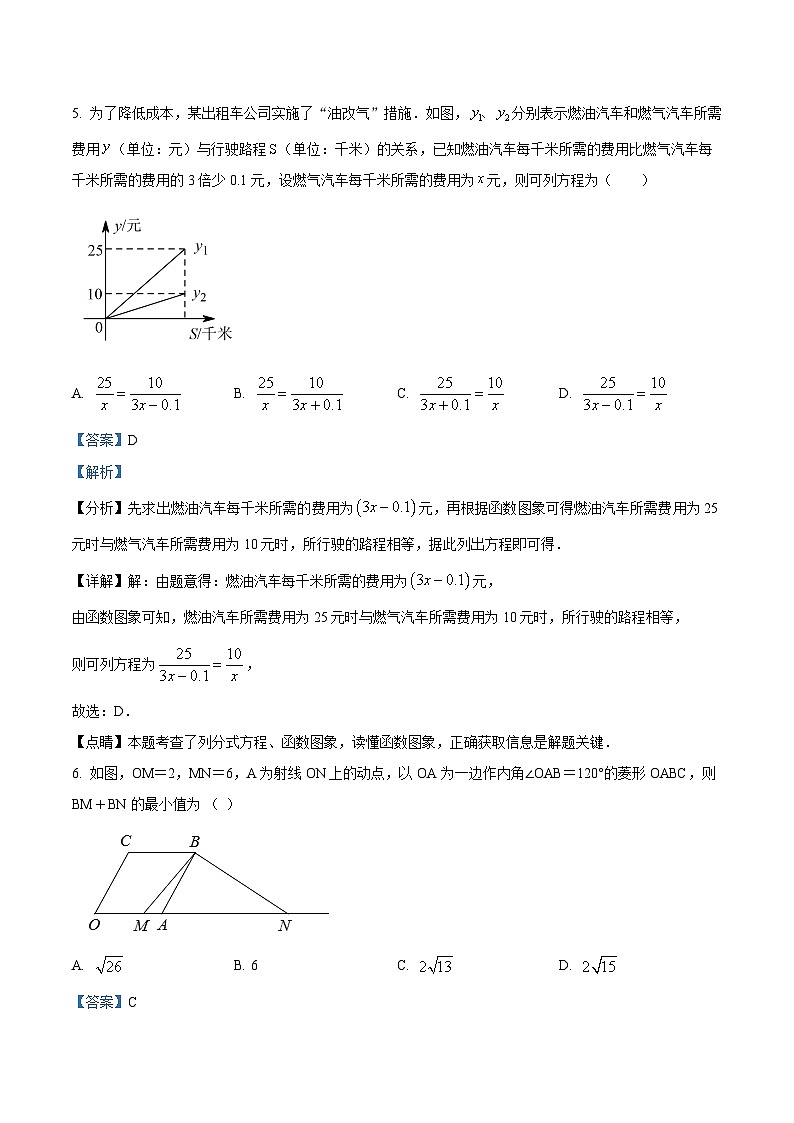 江苏省南京市玄武区南京玄武外国语学校2023-2024学年九年级下学期期中数学试题（原卷版+解析版）03
