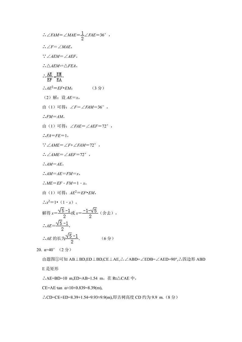 2024.4鄞州十二校联考数学试卷答案第2页