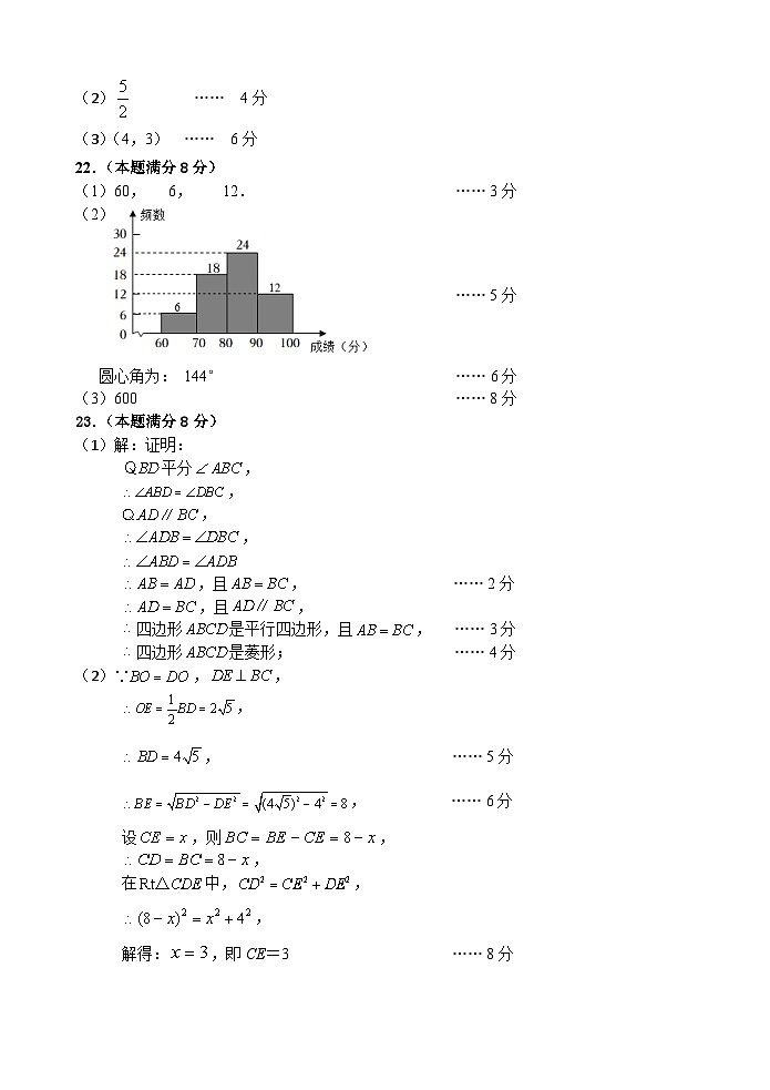 江苏省江阴市澄西片2023-2024学年八年级下学期期中考试数学试题02