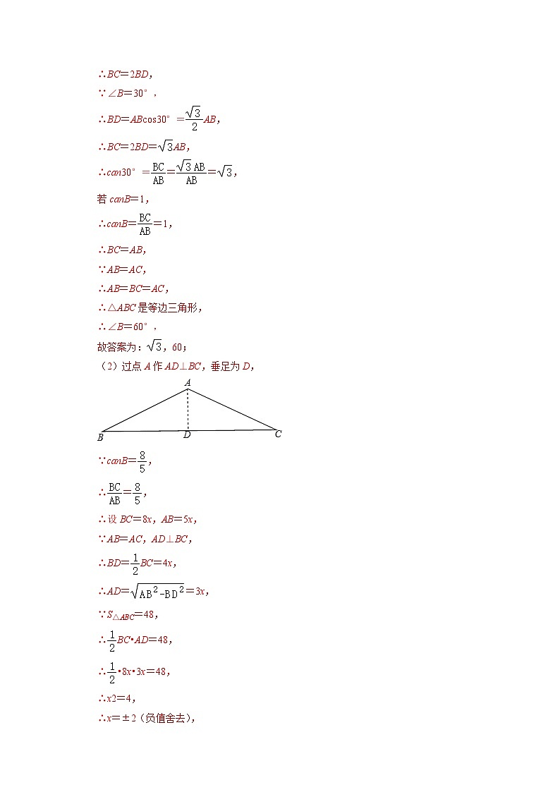 专题31三角形与新定义综合问题（教师版）-拔尖2023中考数学压轴题突破（全国通用）第2页