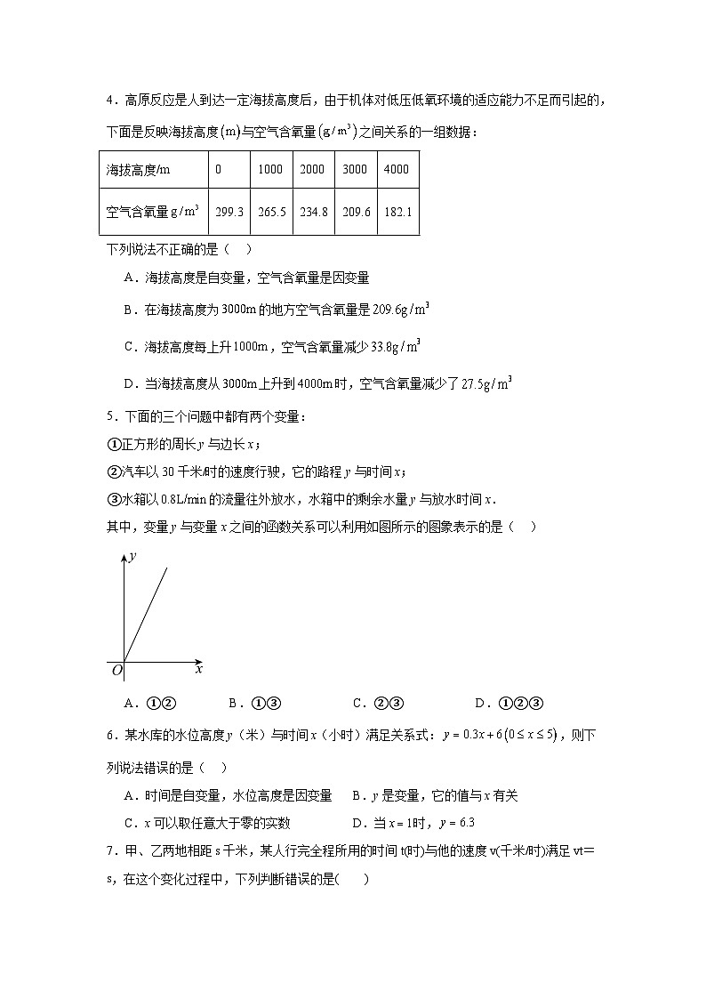 变量与常量-中考数学二轮知识梳理+专项练习（全国通用）第2页
