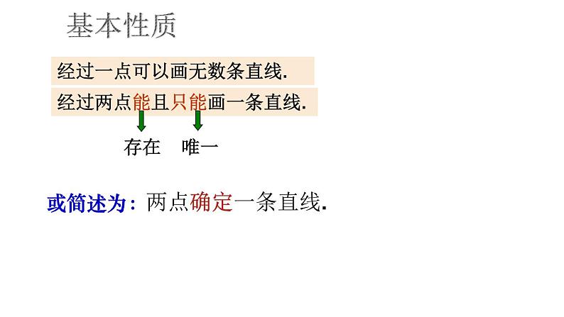 1.3.2线段、射线和直线课件  2023-2024学年七年级上学期数学青岛版07