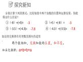 3.1.2 有理数的加法与减法课件  青岛版数学七年级上册