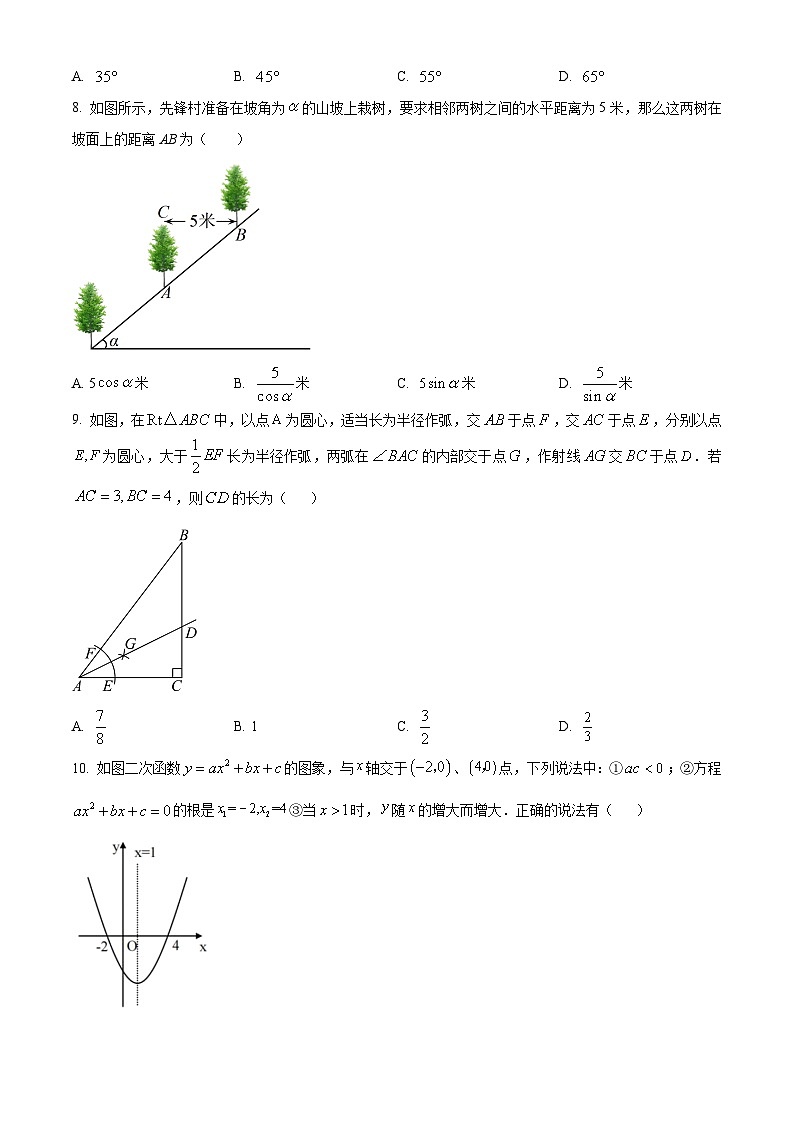 2024年黑龙江省哈尔滨市南岗区虹桥初级中学校中考二模数学试题（原卷版）第2页
