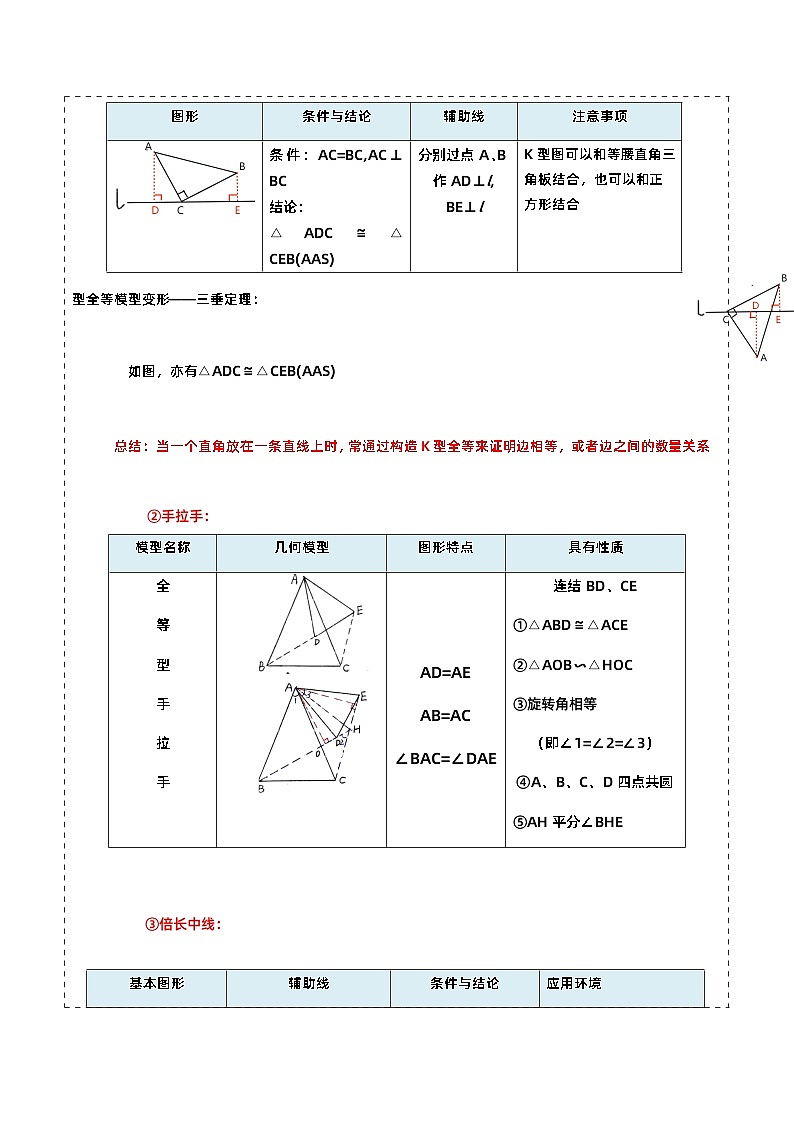 培优专题01 三角形中的常见模型综合训练（解析版）第2页