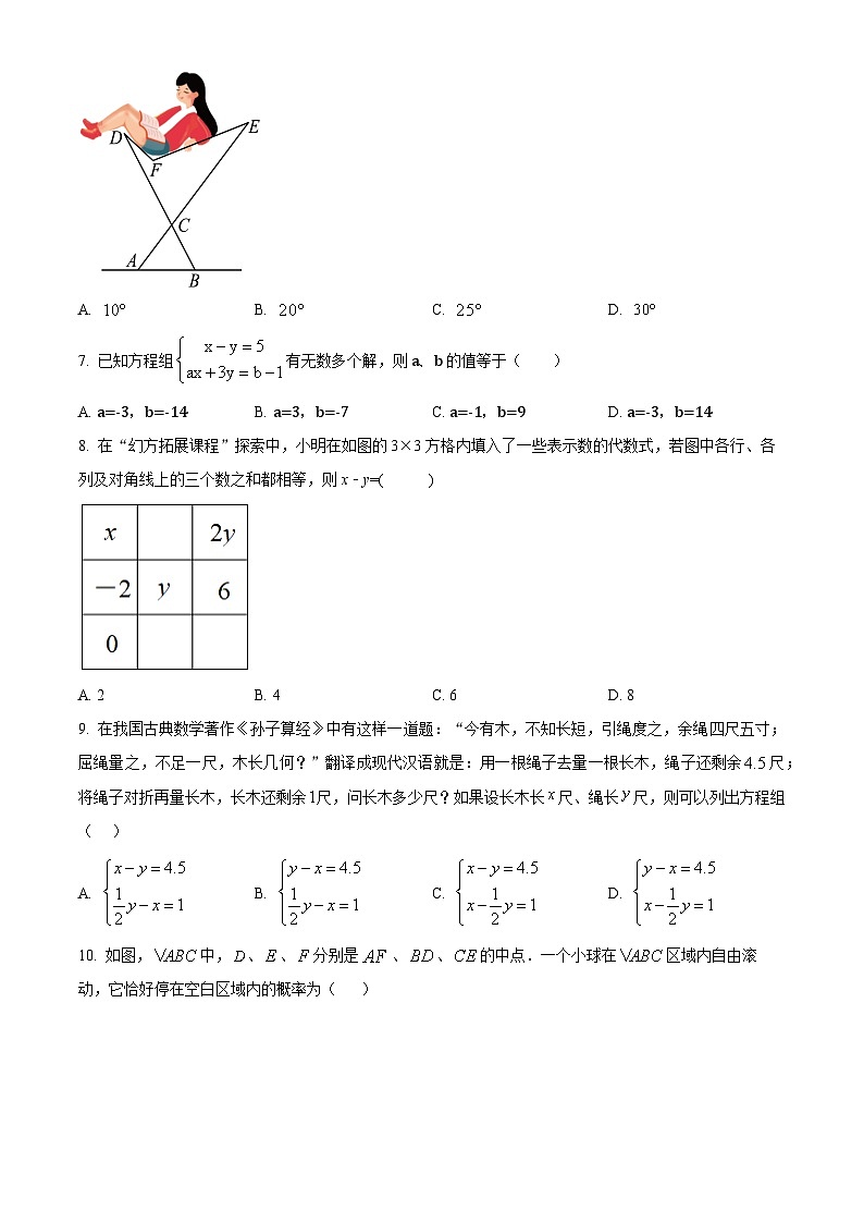 山东省淄博市张店区张店区实验中学2023-2024年八年级下学期期中数学试题（原卷版+解析版）02