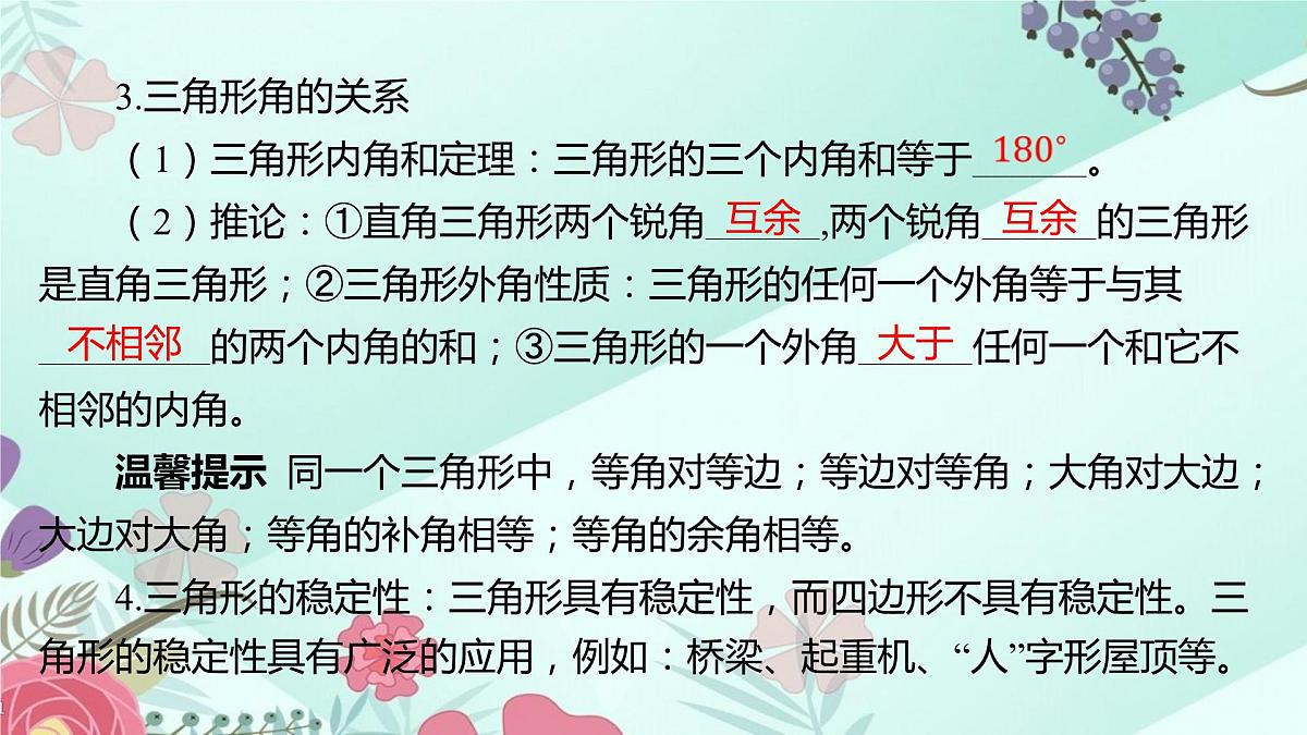 2024年中考数学专题课件  第16讲 三角形与特殊三角形第5页