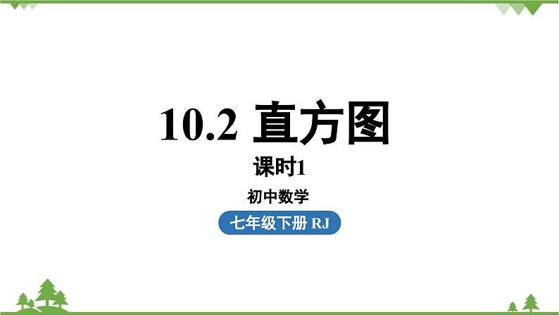 10.2 直方图课时1 人教版七年级下册课件第1页