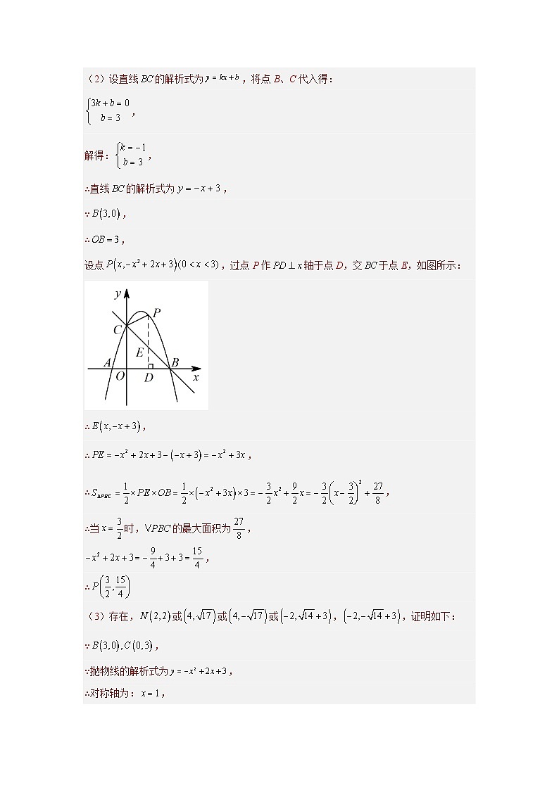 【二轮复习】中考数学 题型9 二次函数综合题 类型9 二次函数与菱形有关的问题（专题训练）（教师版）第2页
