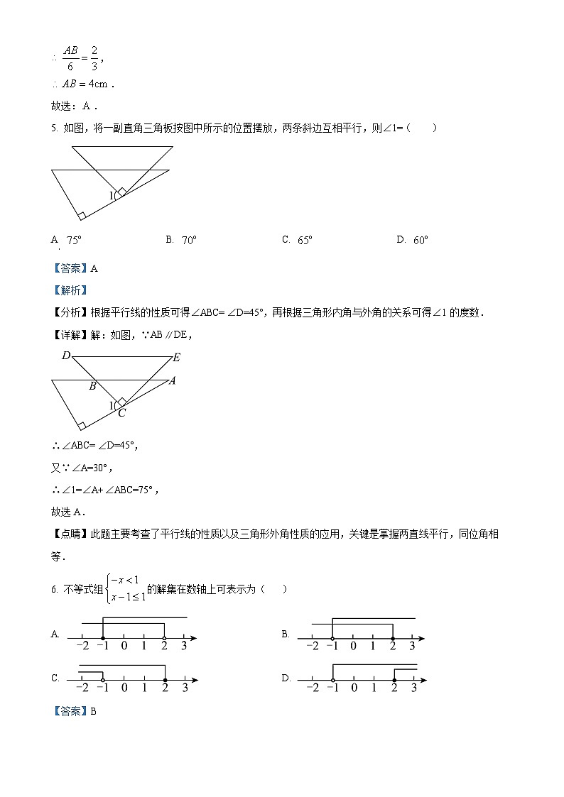 广东省河源市河源中学实验学校2023-2024学年九年级下学期第一次月考数学试题03