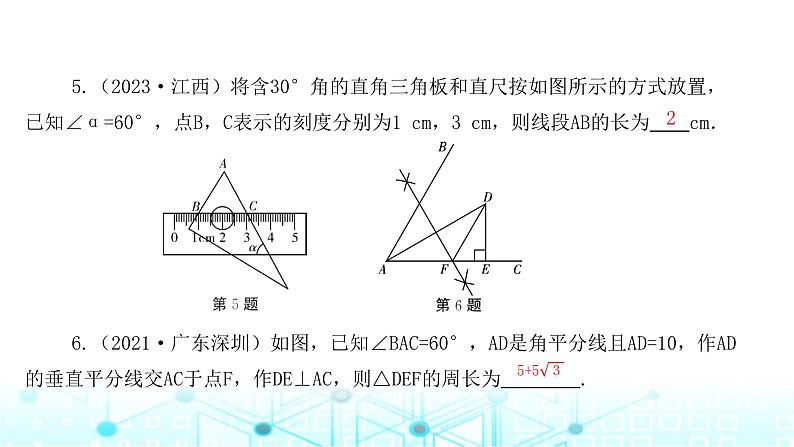 北师大版八年级数学下册第一章三角形的证明章末整合课件第5页