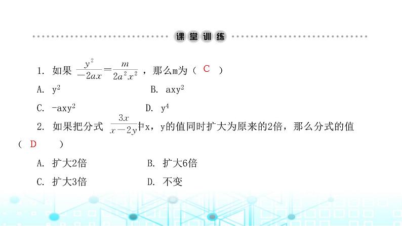 北师大版八年级数学下册第五章分式与分式方程1认识分式第二课时课件03