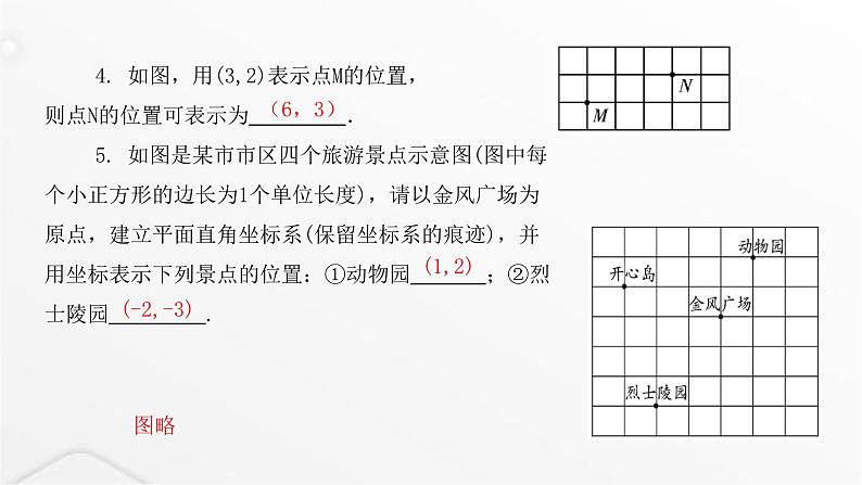 北师大版八年级数学上册第三章位置与坐标第一课时平面直角坐标系课件06