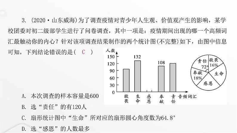 北师大版七年级数学上册第六章数据的收集与整理章末整合课件第5页