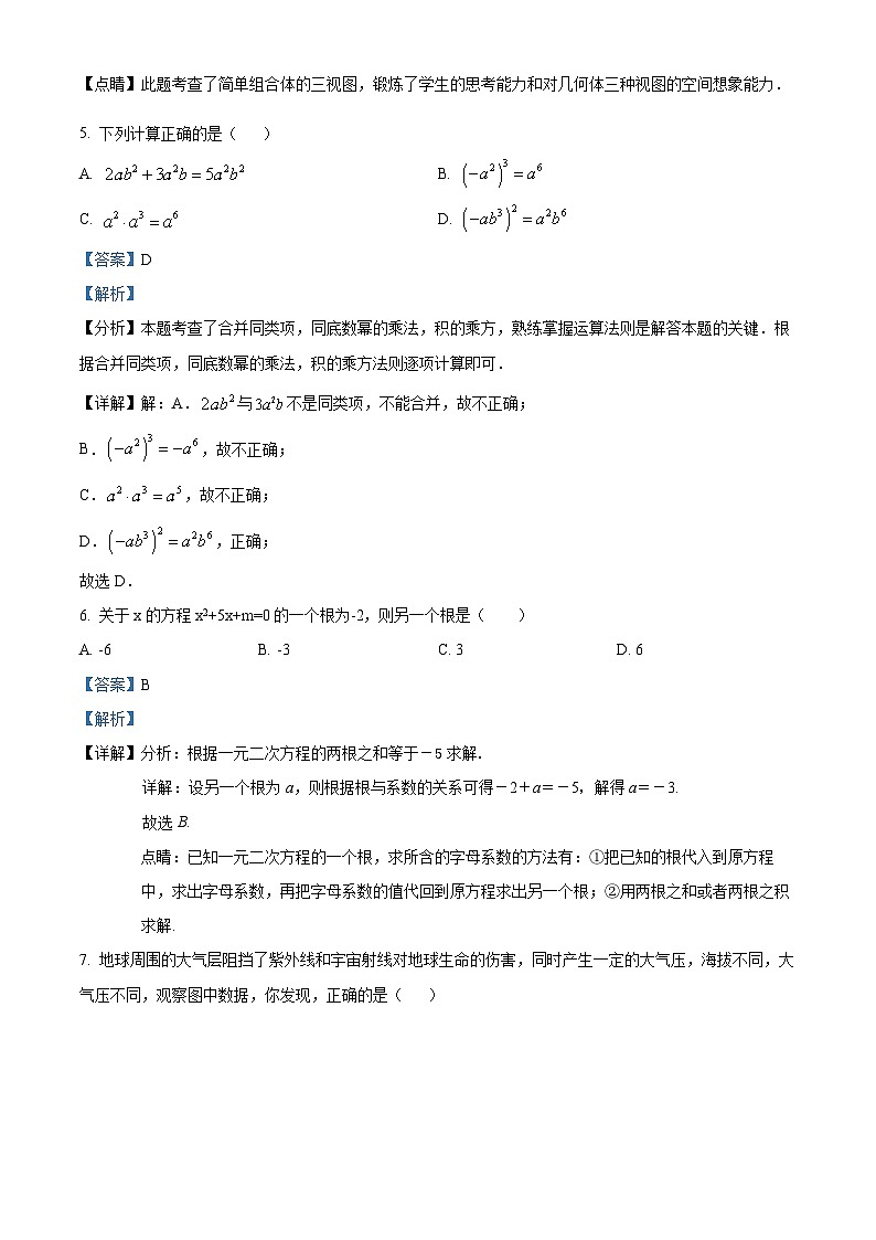 山东省德州市武城县禹城市联考2023-2024学年九年级下学期第一次练兵考试数学试题第3页