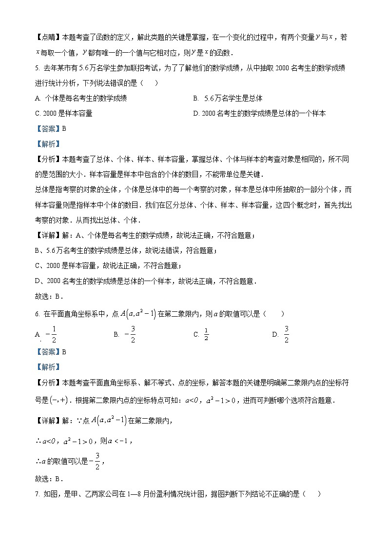 河北省邯郸市经济技术开发区2023-2024学年八年级下学期期中数学试题（解析版）第3页