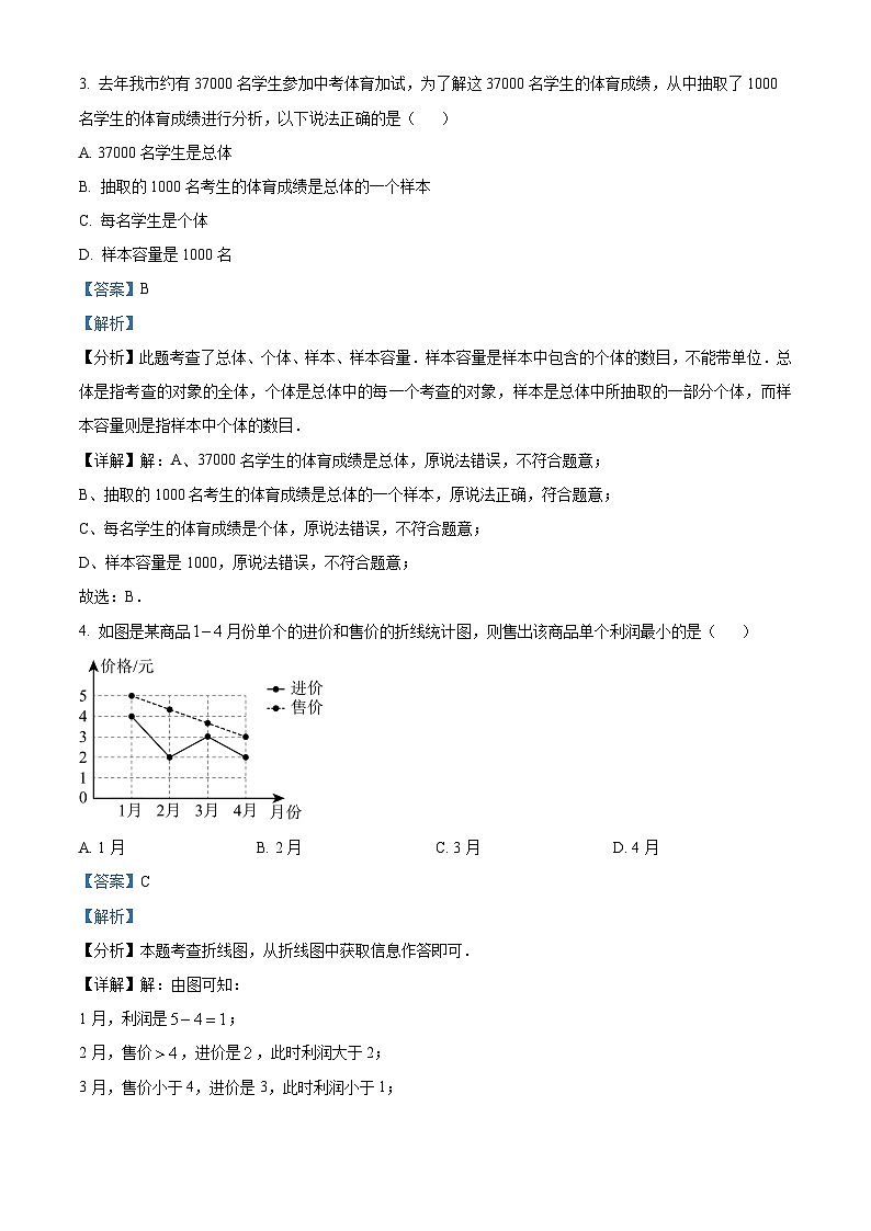 河北省秦皇岛市青龙县2023-2024学年八年级下学期期中数学试题（原卷版+解析版）02